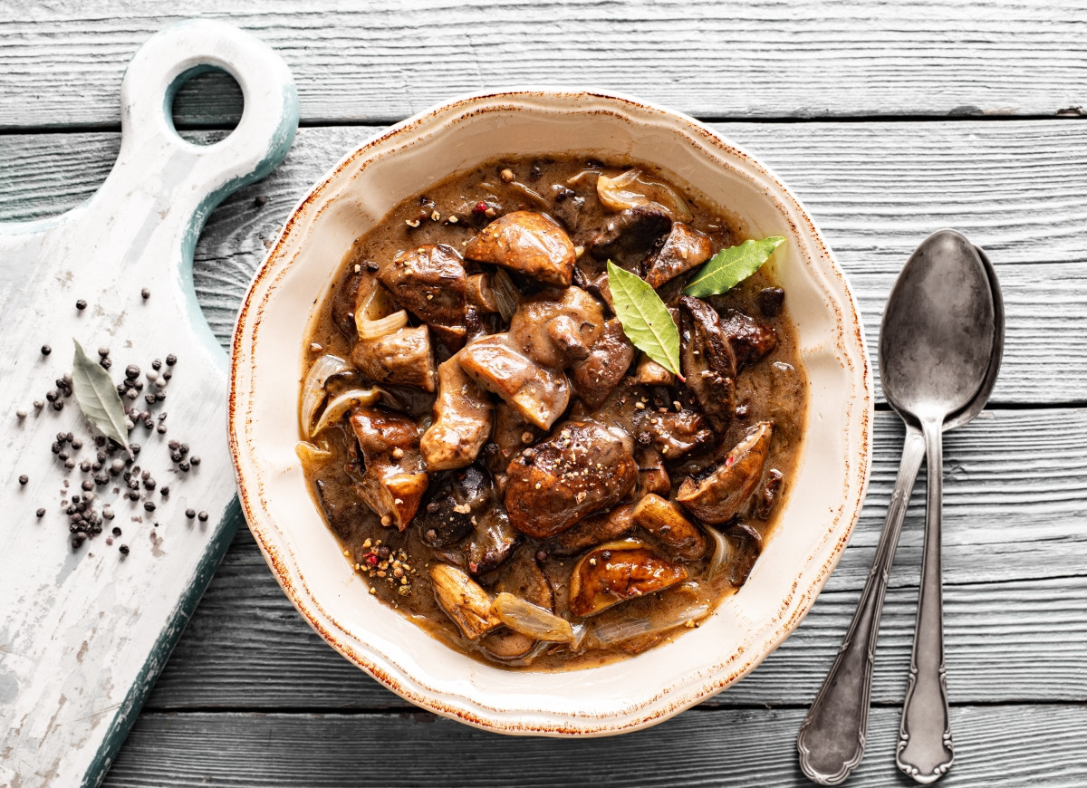 Grzyby duszone