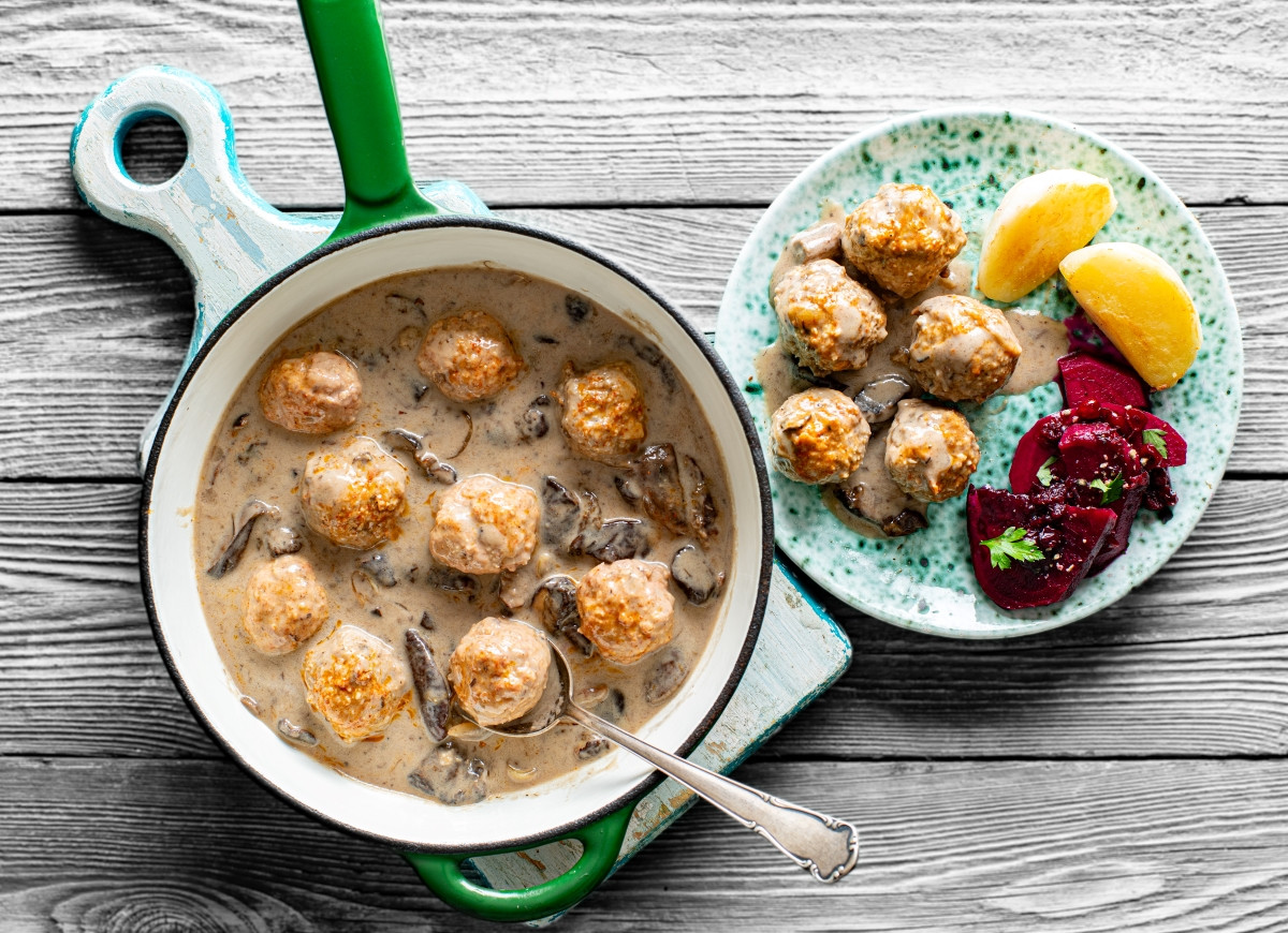 Pulpety w sosie grzybowym