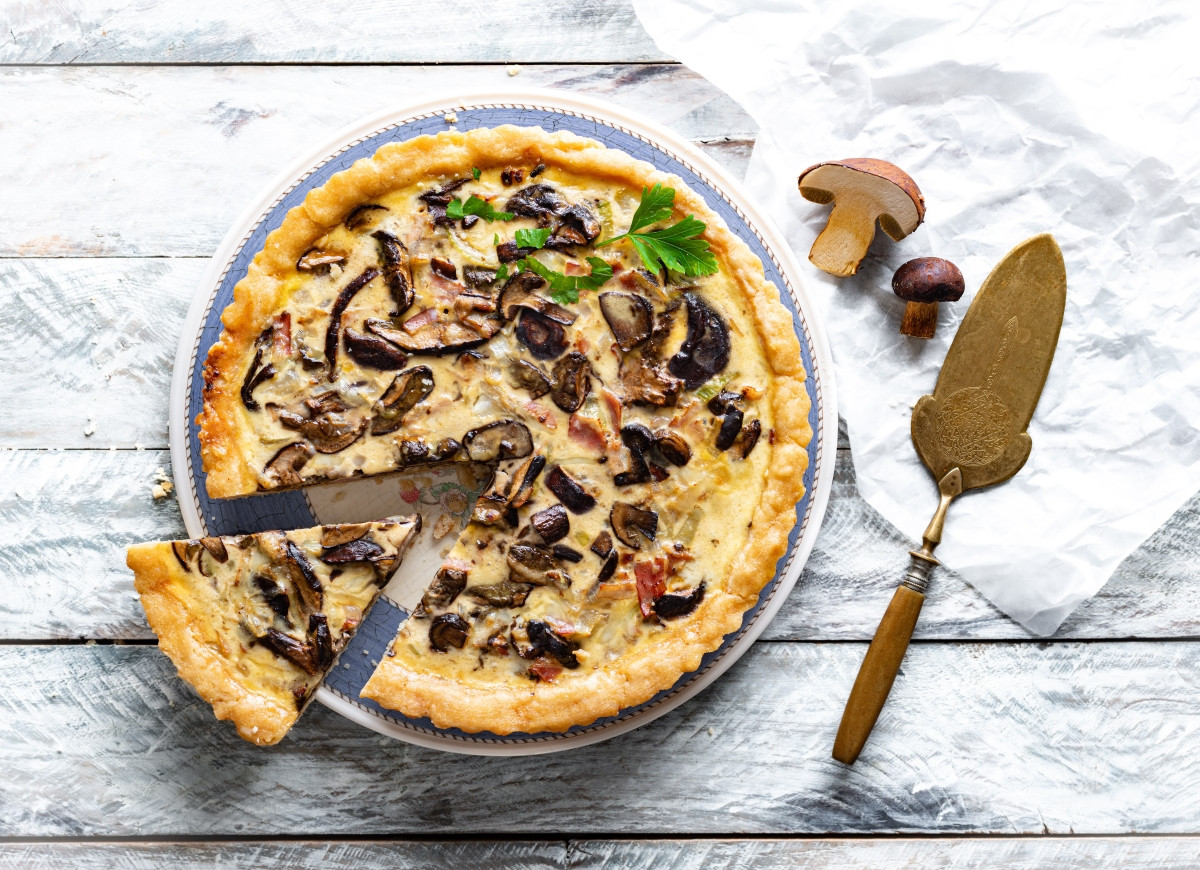 Tarta z grzybami