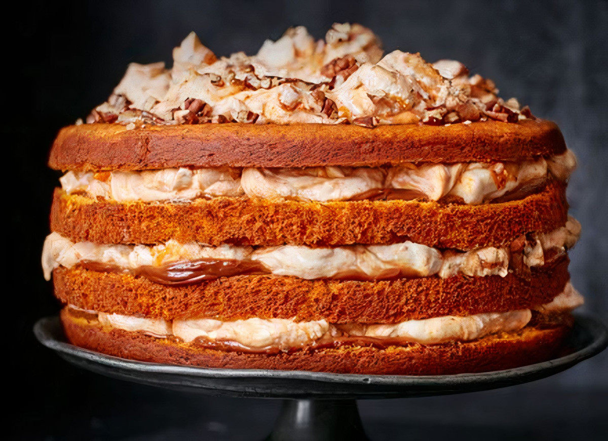 tort dyniowo-karmelowy