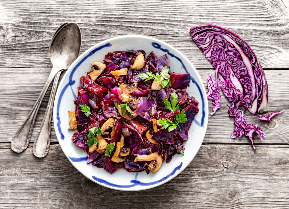 bigos z czerwonej kapusty