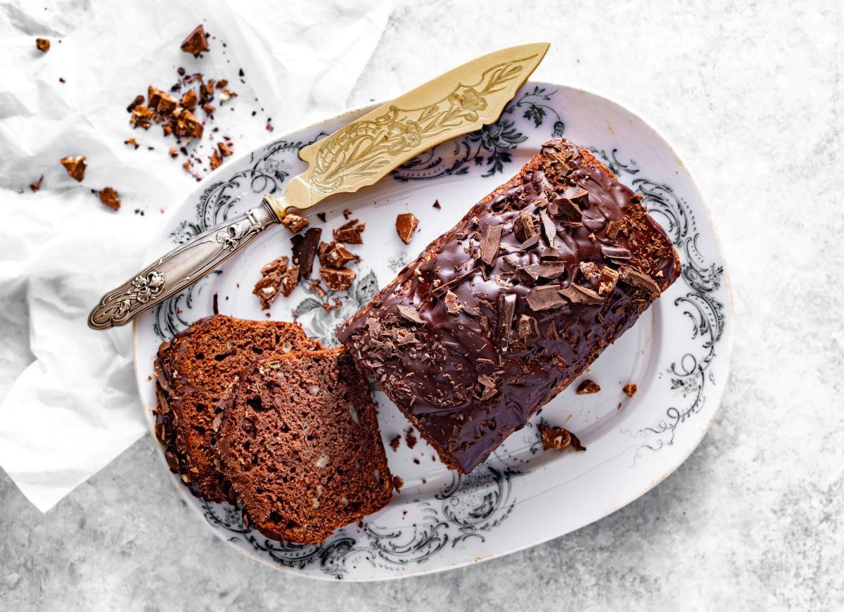 Ciasto czekoladowe z bananami