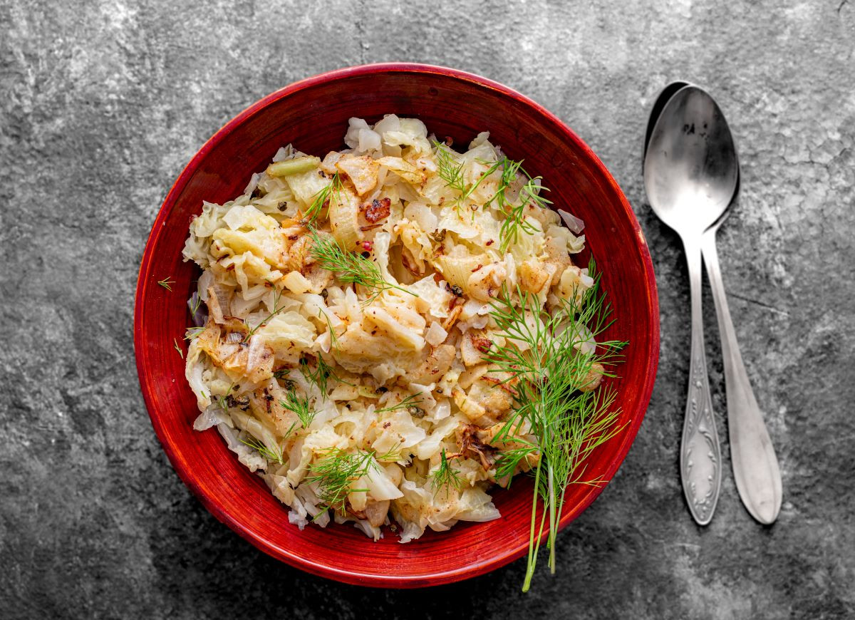 kapusta włoska zasmażana