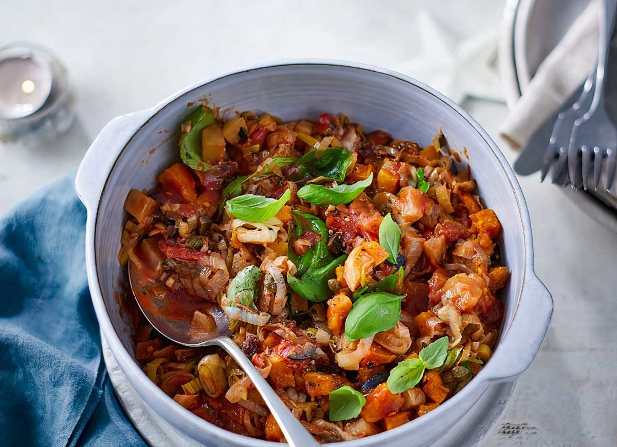 Caponata z zimowych warzyw