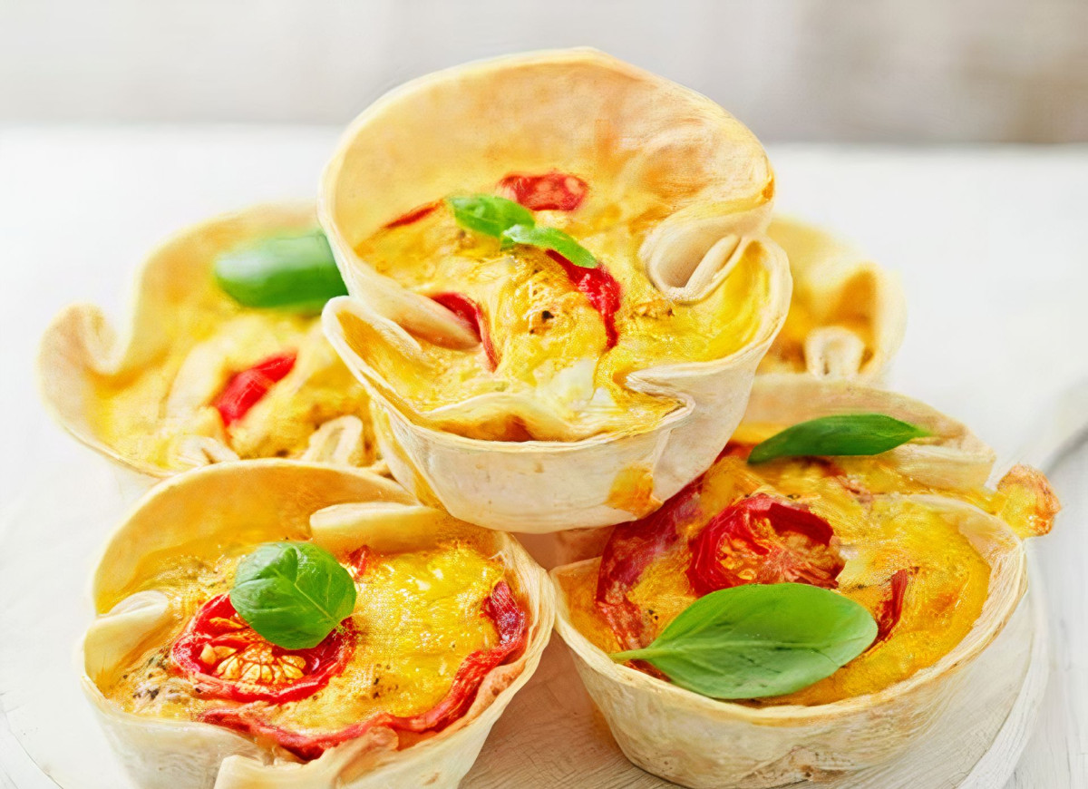 Miniquiche z tortilli