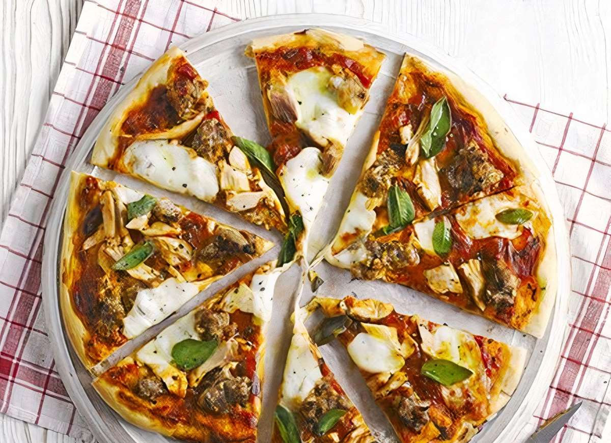 Pizza ze świątecznych resztek