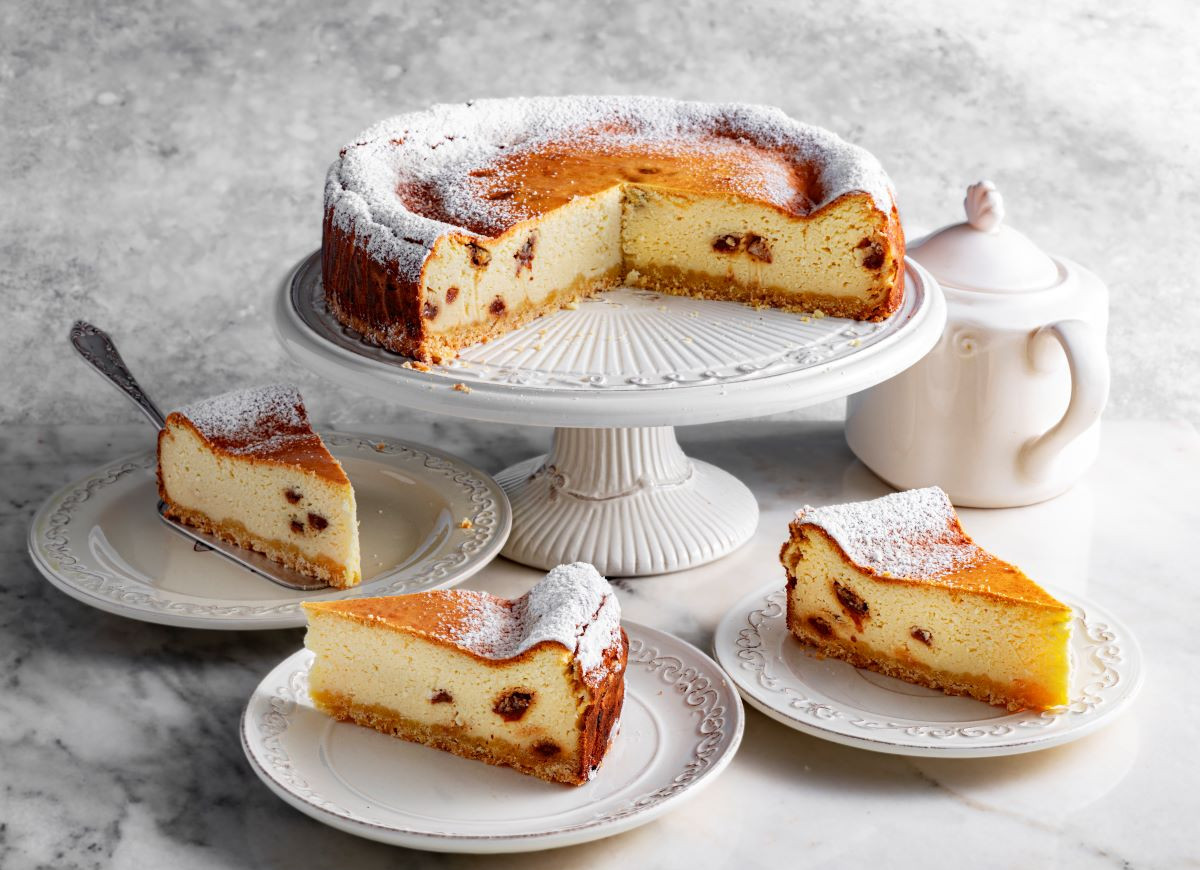 sernik na kruchym spodzie