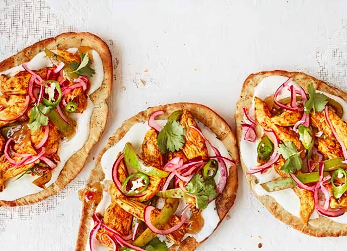 Pizza tikka masala z kurczakiem