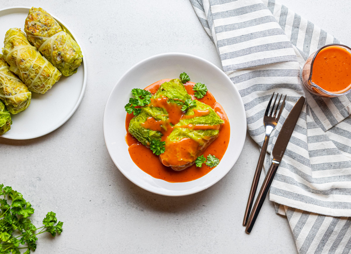 Wegańskie gołąbki