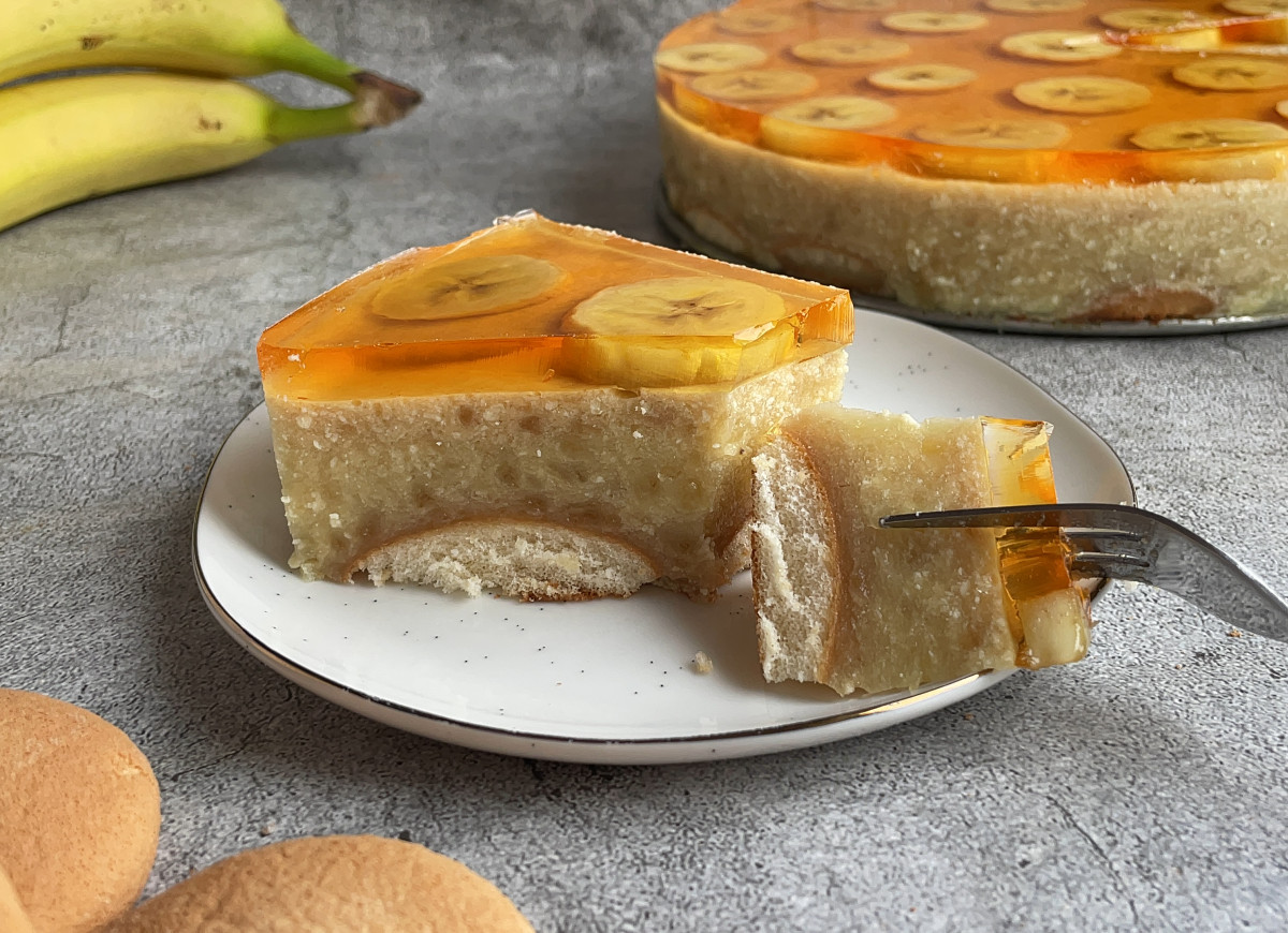 Ciasto bananowe bez pieczenia