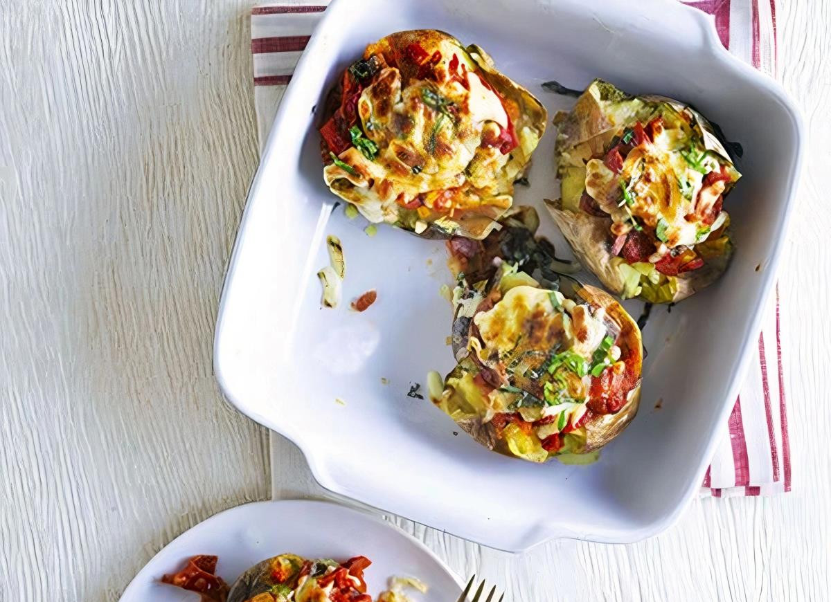 ziemniaki pieczone a la pizza