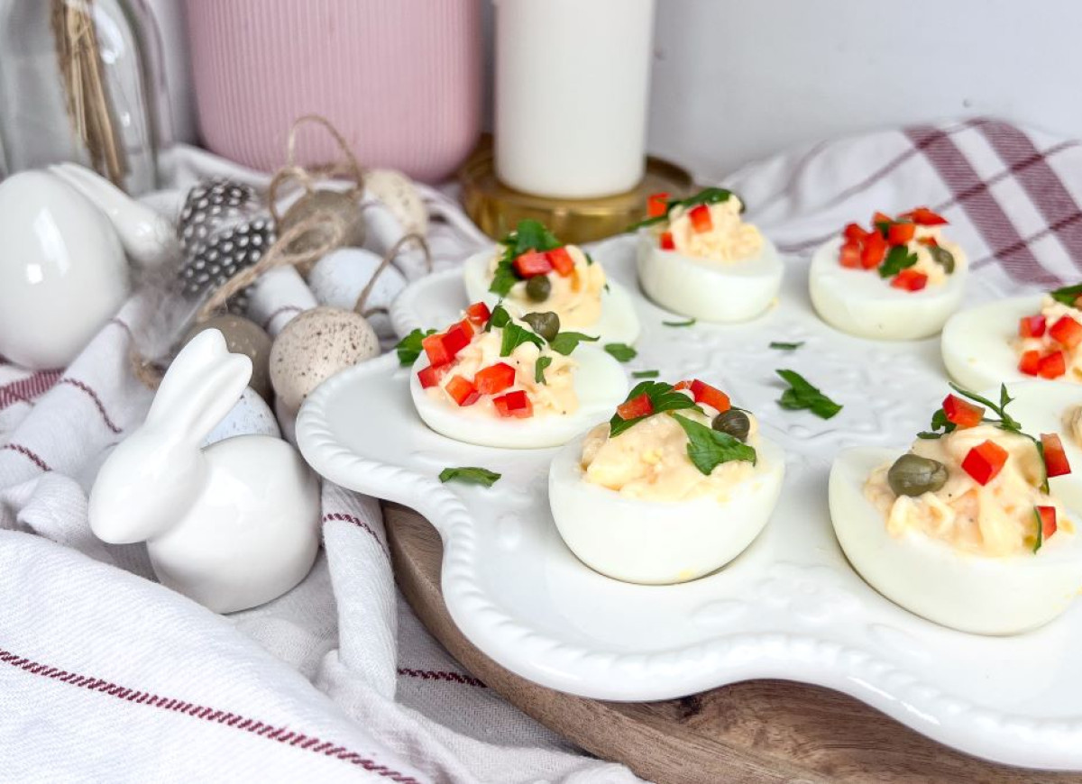 jajka faszerowane z chrzanem