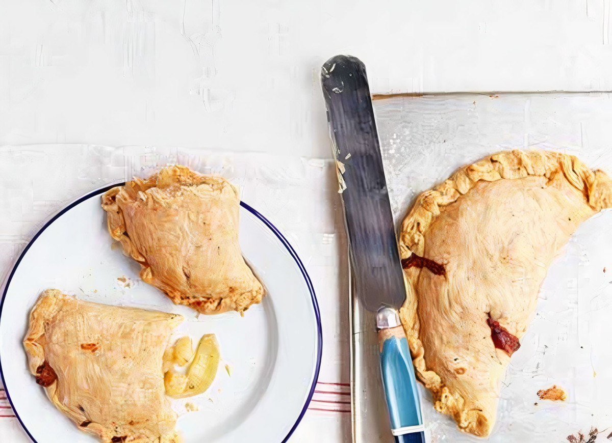 Pierożki pieczone z wytrawnym farszem