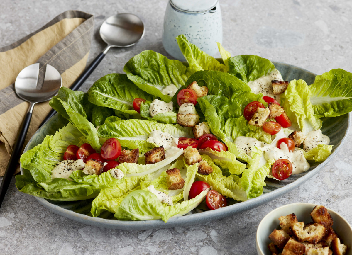 Wegańska Sałatka Cezara