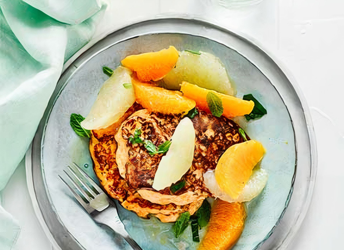 Placki z batatów na słodko