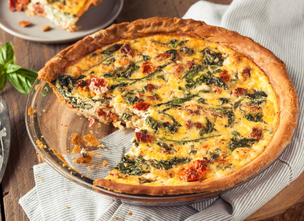 Tarta z suszonymi pomidorami