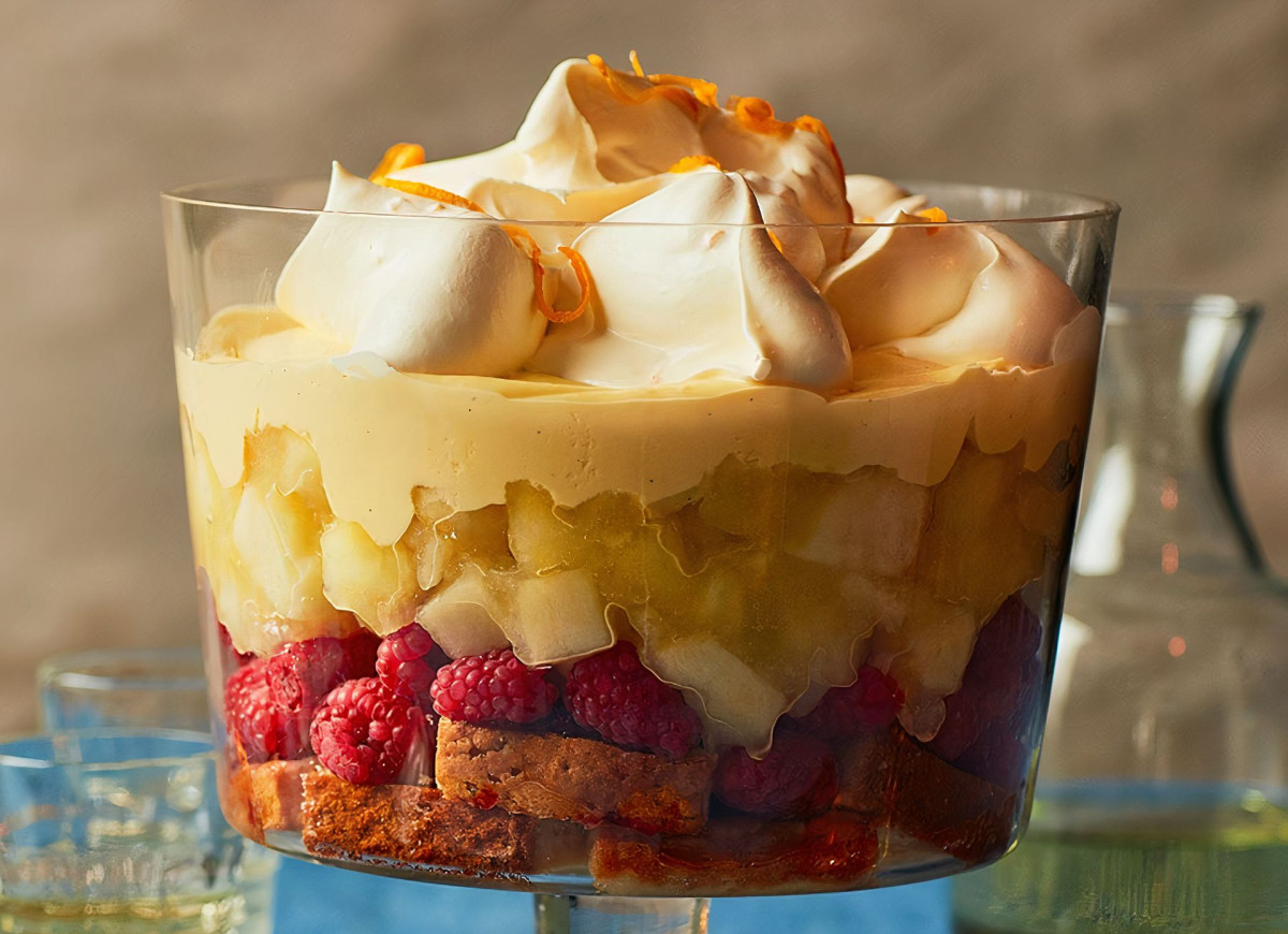Trifle jabłkowo-malinowy