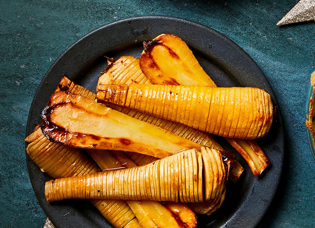 Zapiekany pasternak Hasselback