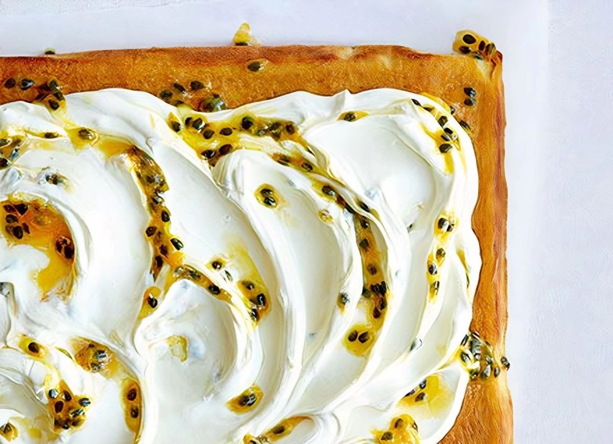 ciasto pomarańczowe z mascarpone i marakują