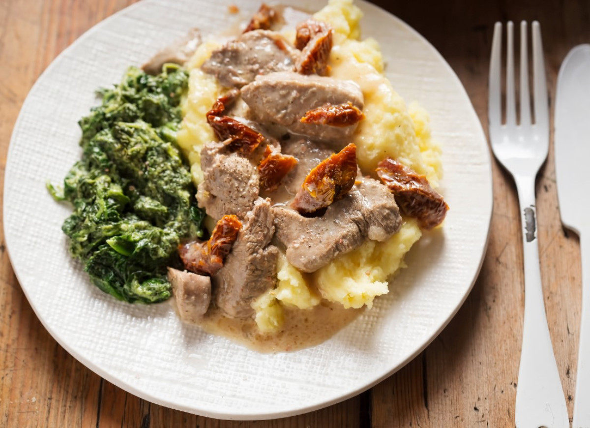 Polędwiczki z suszonymi pomidorami babci Halinki