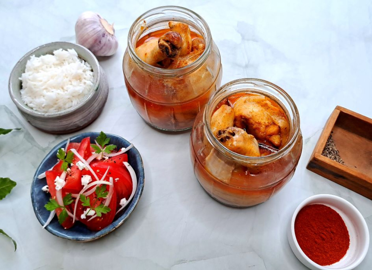 kurczak pieczony w słoiku