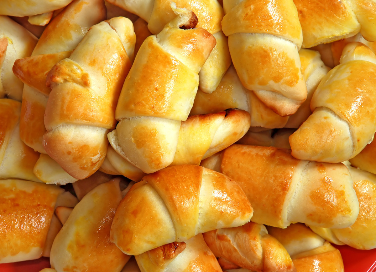 rogaliki drożdżowe