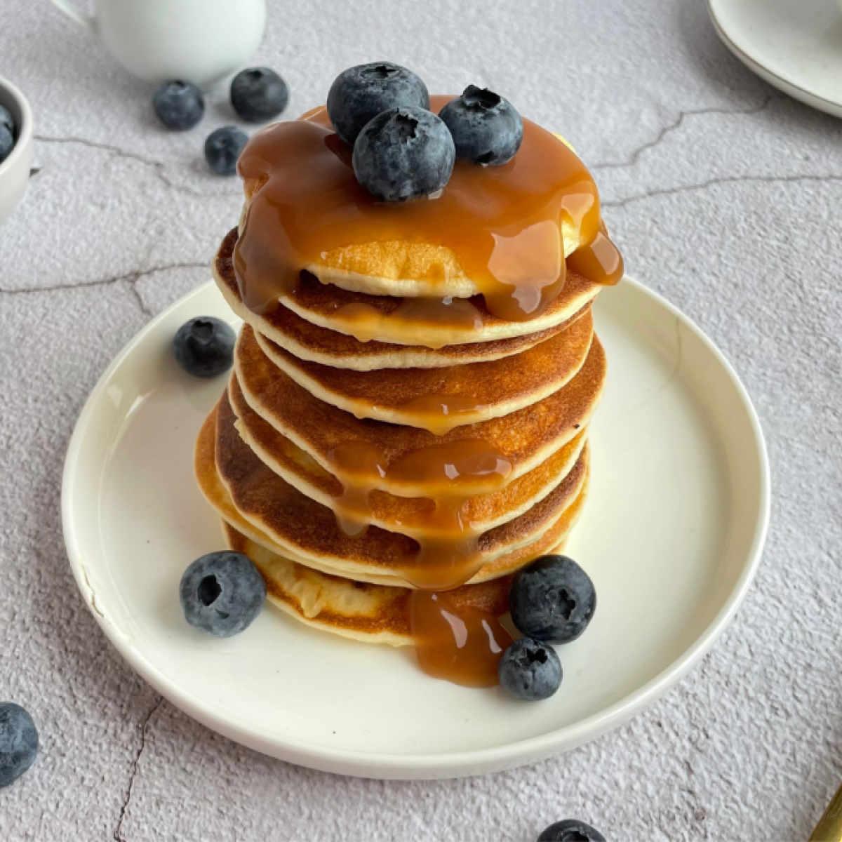 Pancakes twarogowe bez cukru przepis Mojegotowanie.pl