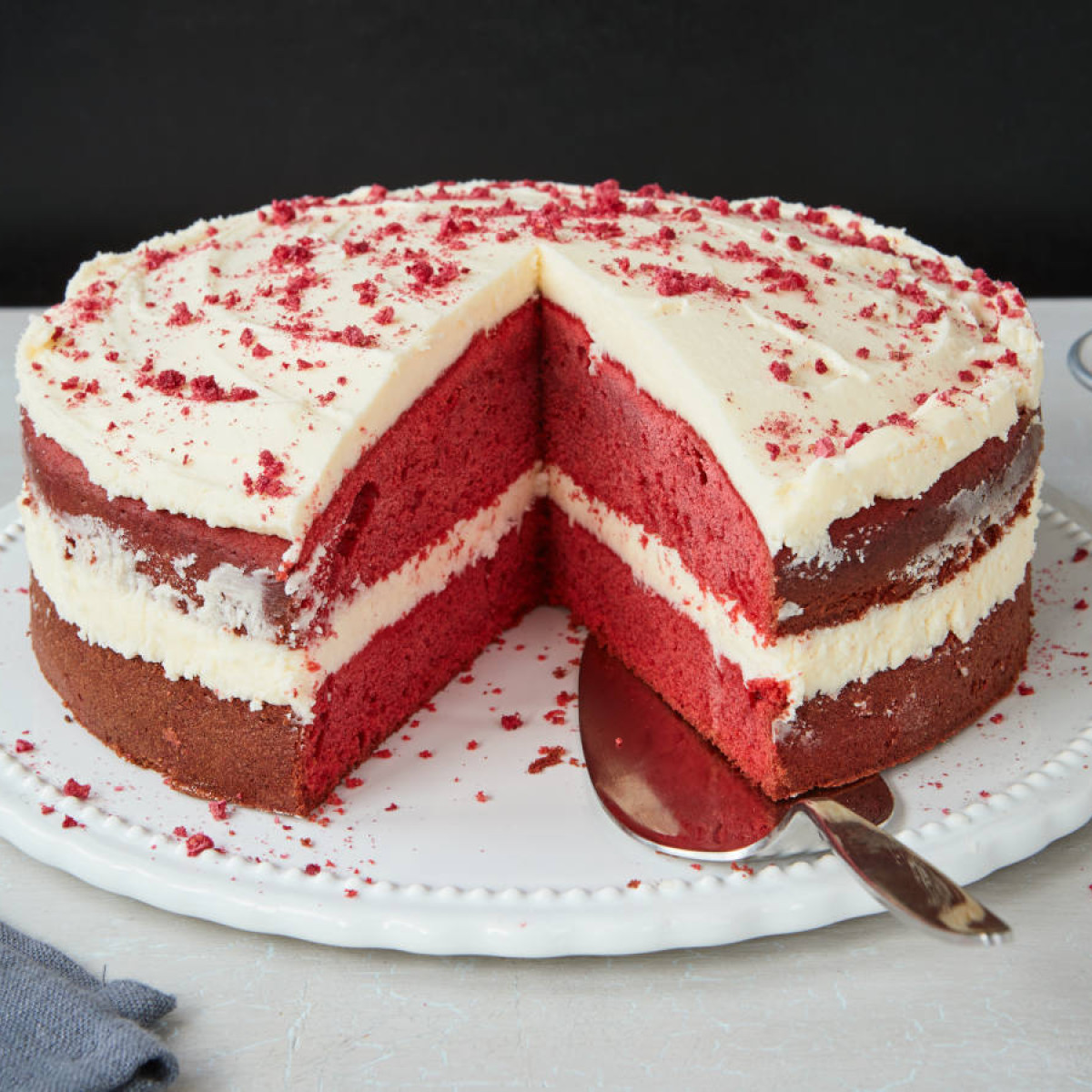 Red velvet ciasto