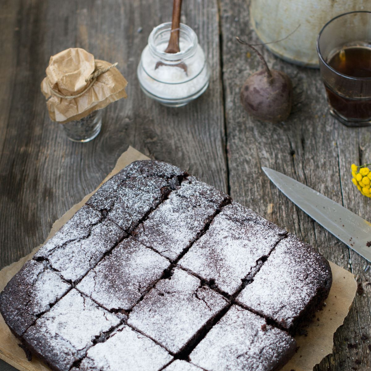 Brownie z buraka przepis Mojegotowanie.pl