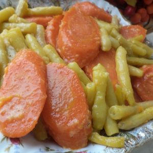 Fasolka szparagowa z marchewką