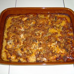 Zapiekany  Indyk  z  Zupą  Cebulową