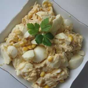 sałatka chrzanowa z jajkiem