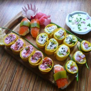 Sushi naleśnikowe:)