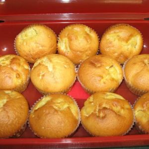 muffinki z jabłkami