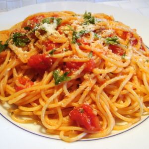Spaghetti all'arrabbiata