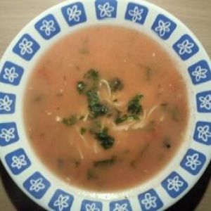 zupa pomidorowa z serkiem topionym