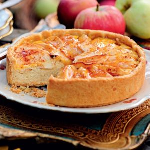 Placek serowo-jabłkowy