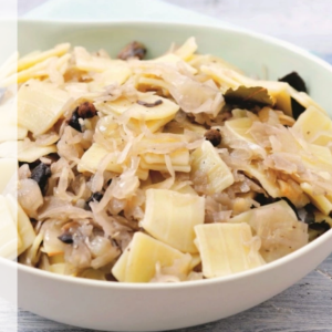 Łazanki z kapustą - tradycyjny przepis