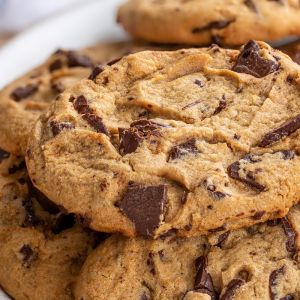 ciastka z czekoladą