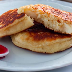 placki na mleku skondensowanym