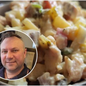 sałatka śledziowa Strzelczyka