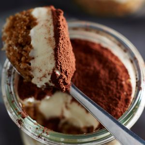 sernik tiramisu z płatków owsianych