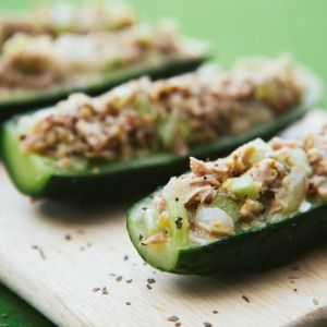 faszerowane ogórki małosolne