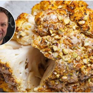 kalafior pieczony w całości