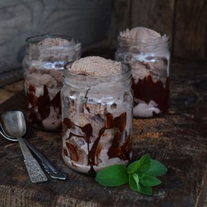 lody z resztek kremu czekoladowego