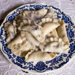 pierogi z jagodami