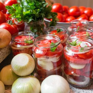 pomidory w plastrach do słoika