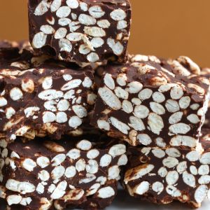 Blok czekoladowy z ryżem preparowanym