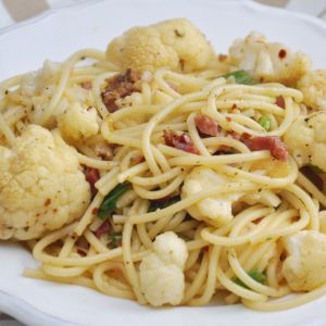 makaron z kalafiorem