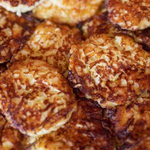 placki ziemniaczane z płatkami